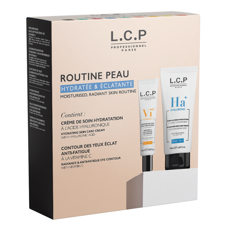 Coffret routine peau hydratée et éclatante - Acide hyaluronique et Vitamine C